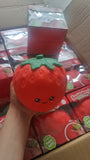 24 Pack 2cm Giant Strawberry Squishy Slow Rising Stress Relief Toy Realistic Soft Fruit Squeeze Fidget Sensory Toy_GGblanks