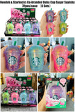72 Pack Maltose Cute Glitter Needoh Drink Starbucks Squishy Stress Relief Fidget Toy with Gift Box for Kids_GGblanks