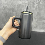 6pcs/12pcs 16oz Rainbow Plated Black&White Stainless Steel Can with Handle for Laser Engraving_GGblanks