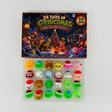 26 Pack Squishy Toys Grinch Christmas Advent Calendar 2026 TPR Slow Rising Squeeze Fidget Toy_GGblanks