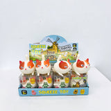 72 Pack Crunchy Cat Squishy Toys Cute Cats Crunchy Squishy Toys with ASMR Texture Slow Rising Squeeze Fidget Toy_GGblanks