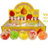 72 Pack Vaseline Fruit Squeeze Ball Fruit Vaseline Squishy Toys No Rebound Squishy Stress Relief Ball_GGblanks