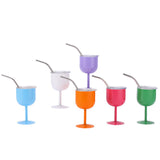 60 pack 4oz small wine glass 304 stainless steel goblet red wine champagne_GGblanks