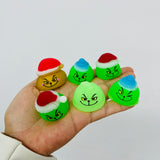 26 Pack Squishy Toys Grinch Christmas Advent Calendar 2026 TPR Slow Rising Squeeze Fidget Toy_GGblanks