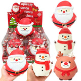 24 Pack TPR Soft Stretchable Christmas Jumbo Santa Chubby & Snowman Puff & Reindeer Mochi Squishy Stress Relief Fidget Toys for Kids_GGblanks
