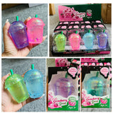 72 Pack Maltose Cute Glitter Needoh Drink Starbucks Squishy Stress Relief Fidget Toy with Gift Box for Kids_GGblanks