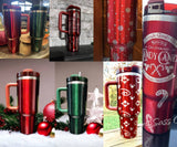 20 Pack 40oz Red & Green Blank Sublimation Christmas Tumblers_GGblanks