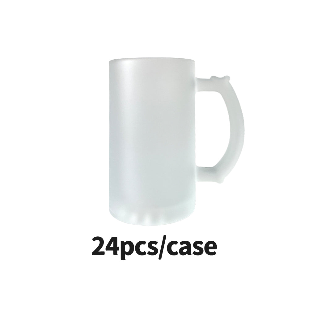 Sublimation Blanks Straight Glass Tumbler Gradient Color Coffee